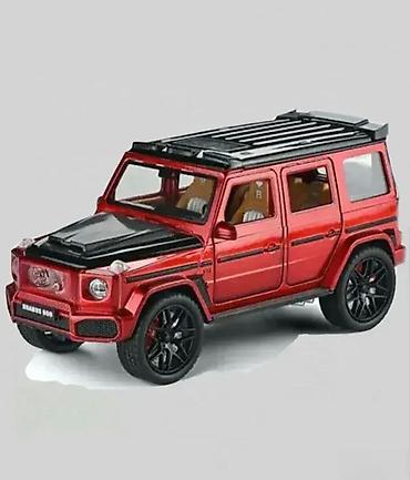 moncler majca: Mercedes g900 brabus crveni metalni da svetlecim farovima. mercedes — 1