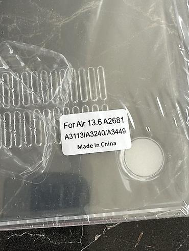 макбук чехол: Прозрачный пластиковый чехол-накладка для ноутбука Apple MacBook Air — 2