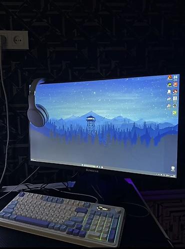 монитор 40: Компьютер, ядер - 8, ОЗУ 16 ГБ, Игровой, Б/у, AMD Ryzen 7, NVIDIA GeForce RTX 5060, SSD — 5