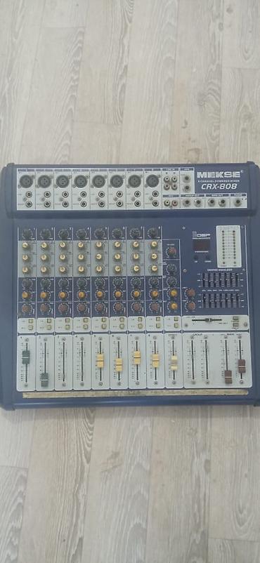 2techno kg: Б/у, Концертный, Есть усилитель, Каналов: 8, Разъем: XLR, Есть эквалайзер — 1