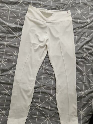 zute pantalone: S (EU 36), color - White, Single-colored