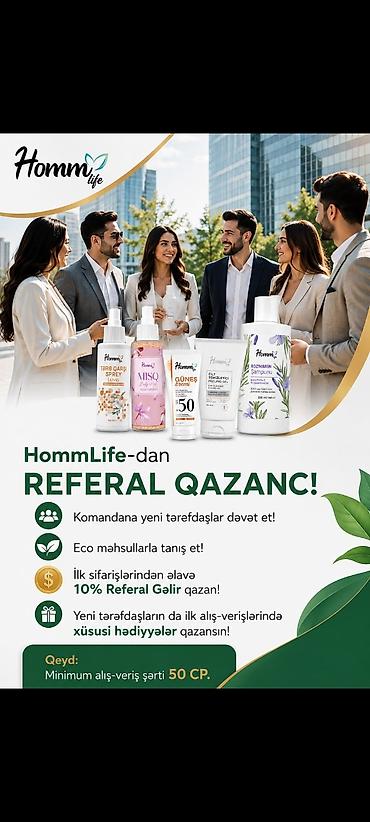 tebii sac satiram: HommLife – Referal proqramı Ekoloji tərkibli şəxsi qulluq və məişət — 1