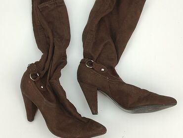 krótkie spodenki damskie tanio: High boots for women, 39, condition - Fair