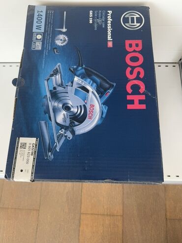 Digər alətlər: Bosch Professional GKS 190 modeli, 1400 Vt gücündə dairəvi mişar. Bu