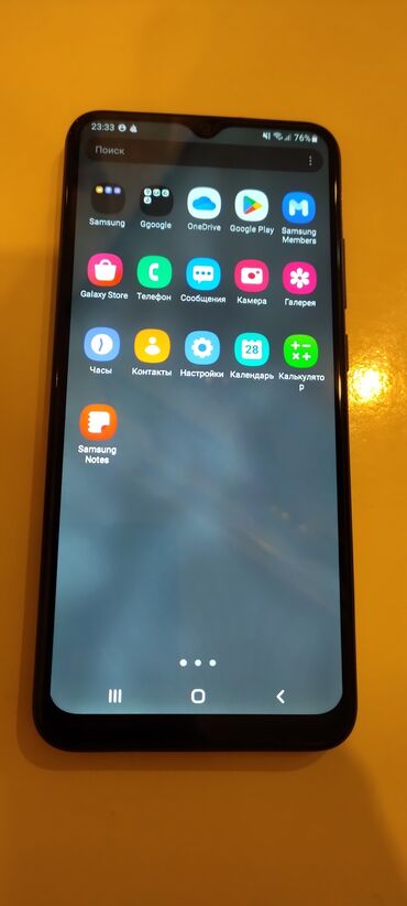 4 moms: Samsung A02 S, 32 GB, rəng - Qara, Sensor, Face ID