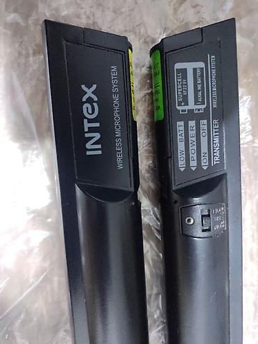 Микрофоны: Məhsul: Intex Wireless Microphone System – əl mikrofonları (2 ədəd) — 2