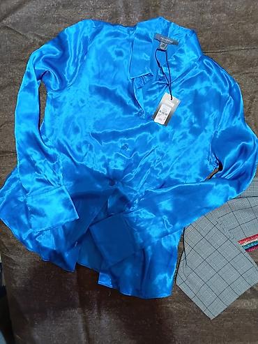 satenske haljine svecane: Komplet – satenska košulja + karirane pantalone sa šljokičastim — 5