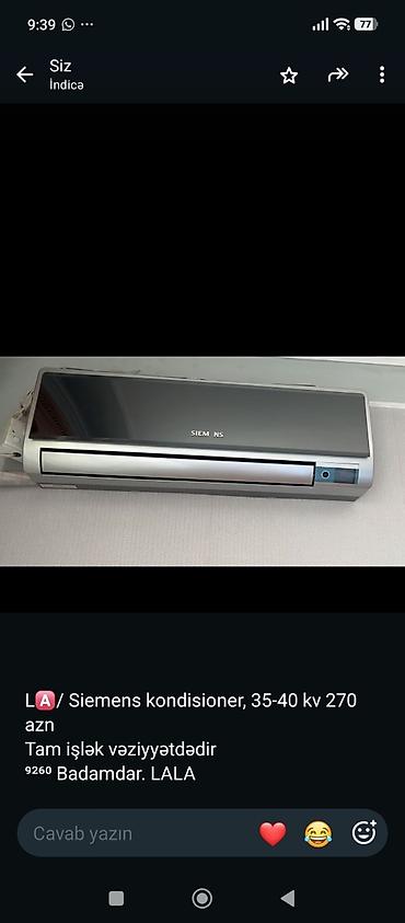 siemens cl55: 077 613 12 74 Siemens divar tipli kondisioner - Güc: 35–40 kVt - — 1