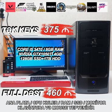 Принтеры: Oyun üçün Kompüter "Super Power DDR3 H61 1155 Core i5 3470” ⭐Tək
