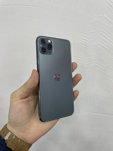 ikinci el iphone 11 pro max: IPhone 11 Pro Max, 256 GB, Matte Midnight Green, Face ID
