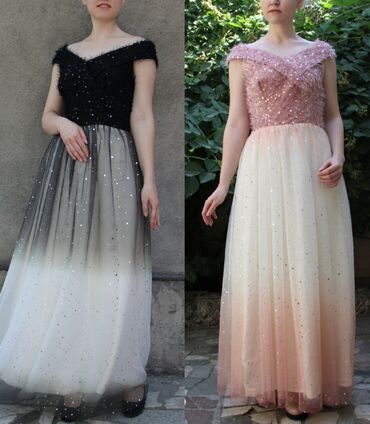 Вечерние платья: Вечернее платье, А-силуэт, Длинная модель, Без рукавов, Стандарт — 4