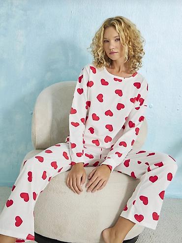 Qadın pijama dəsti - Model: Uzunqol köynək və uzun şalvardan ibarət lalafo.az -da Qadın pijama dəsti - Model: Uzunqol köynək və uzun şalvardan ibarət