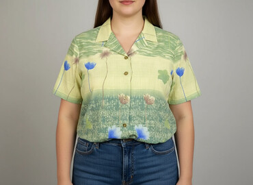 t shirty ze złotym nadrukiem: Сорочка жіноча, розмір XL
