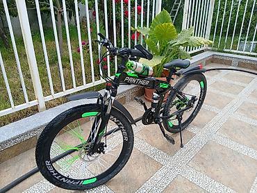 Dağ velosipedləri: Panther dağ velosipedi - Geniş profilli 26" təkərlər, iri protektor – — 1