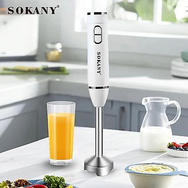 №: 1868 Məhsulun adı: Blender Sokany SK-1805, Mexaniki, 1 L, Ağ Brend