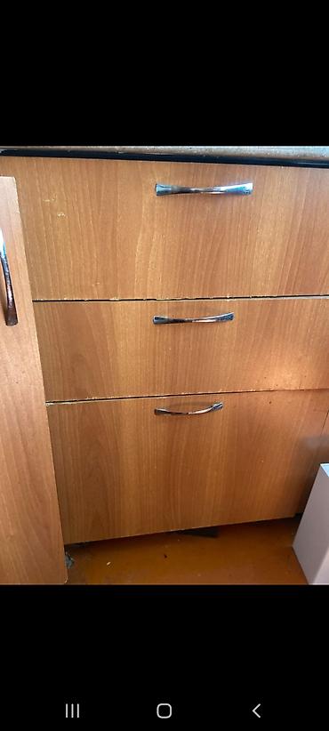 mətbəx dəsti: Mətbəx taç dəst mebeli dəsti - Material: ağac fakturalı MDF/LDSP — 5
