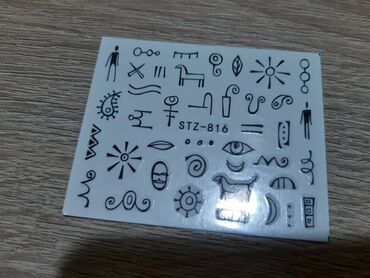 Nega noktiju: Vodene slicice za nokte 
Cena je za komad 20din — 13