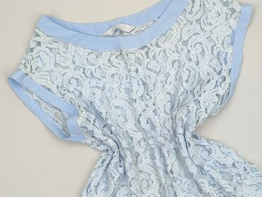 niebieska spódnice plisowane: Women's blouse, size M (EU 38)