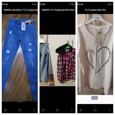 Gündəlik şalvar: Gündəlik şalvarlar, Qız üçün, 12 - 14 yaş — 4