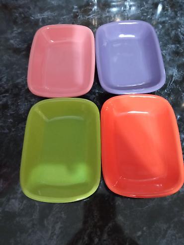 lepe: Tort qabı 6 ədəd boşqab və 4 ədəd çərəz qabı — 5