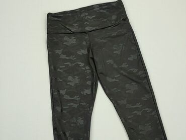 spodnie chino czarne: Spodnie 3/4 Damskie, XS (EU 34), stan - Bardzo dobry