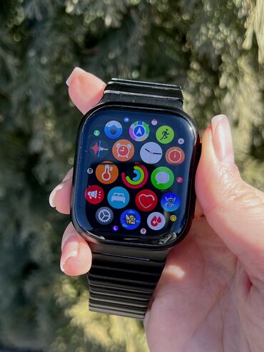 Наушники: Apple watch 9 смарт часы умные часы элегантность в каждой детали ❤️🖤