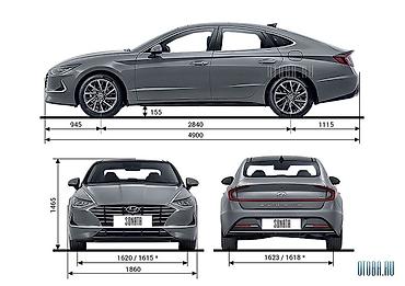 etari et 555: Бампер Hyundai, Б/у, Оригинал — 1