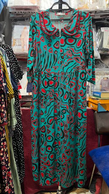 Халаты: Летний халат 100%хлопок. Размеры 42 до 60 Адрес: рынок Орто-Сай — 9