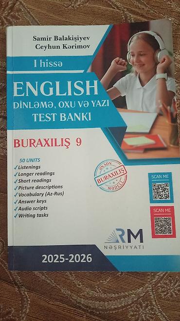 ucuz sıntezatorlar: İngilis dili 9-cu sinif, Ünvandan götürmə, Ödənişli çatdırılma, Rayonlara çatdırılma — 1