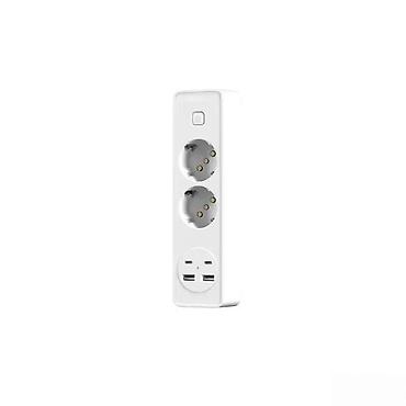viljuska za struju: PRODUŽNI KABAL 2M USB + TYPE C PUNJAČ 2-3-4-5 UTIČNICA | Produžni — 1