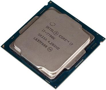 i7 7700k: Prosessor Intel Core i7 7700k, > 4 GHz, 4 nüvə, İşlənmiş — 1