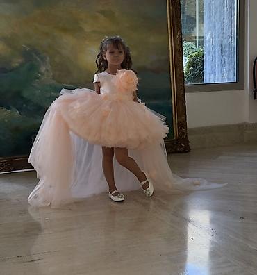 пошив детской одежды: Нарядные детские платья для праздников и фотосессий. - возраст : 4-5 — 5