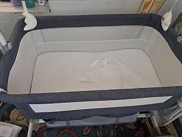 тентовый: Детская колыбель-люлька INING BABY с функцией маятникового укачивания — 4