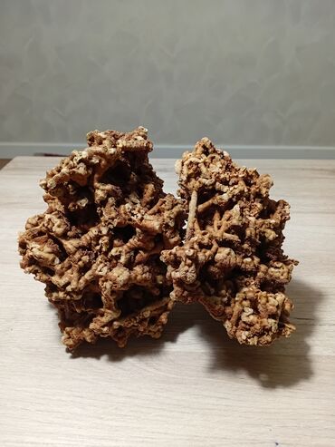 Akvariumlar: Akvaryum uzunluqu 70 eni 26 hündürlüy 46 dı boş 40 man dekor və otlar — 9