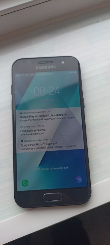 pubg s4: Samsung Galaxy A3 2017 | 16 GB | rəng - Qara | Barmaq izi