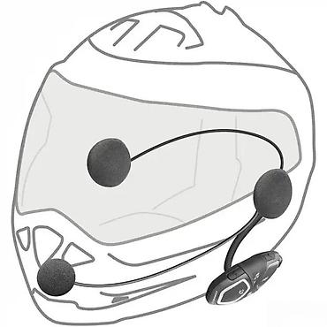 Slušalice: Bluetooth interkom set za kacige – par uređaja - Dvosmerna — 5