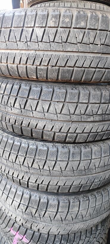 Диски: Шины 205 / 60 / R 16, Зима, Б/у, Комплект, Легковые, Япония, Bridgestone