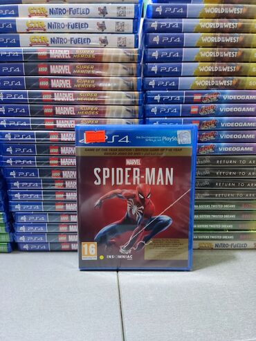 marvel spiderman: Playstation 4 üçün oyun diskləri. Tam yeni, bağlamada. PlayStation 5