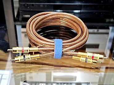 Druga oprema za računare i laptopove: Monitor Interconnect Činč RCA kabal za gramofon Stereo RCA interkonekt — 2