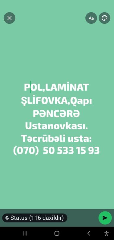 прозрачные решетки на окна цена: Xidmət: döşəmə və interyer montaj-təmir işləri Təklif olunan işlər: -