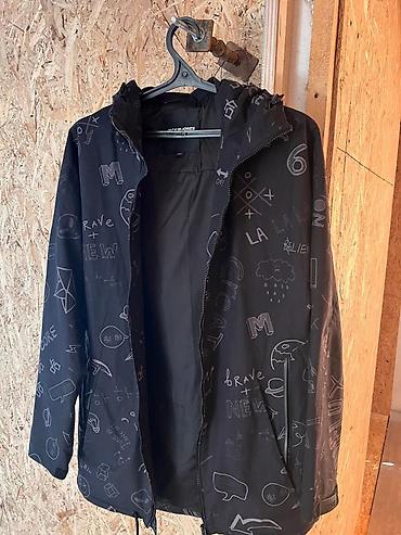 куплю одежды: Легкая куртка-ветровка Jack & Jones с капюшоном - Цвет: чёрный с — 2