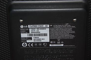 LG Flatron E1942C-BN monitor - Ekran diaqonalı: 18.5 düym (47 sm) — 3