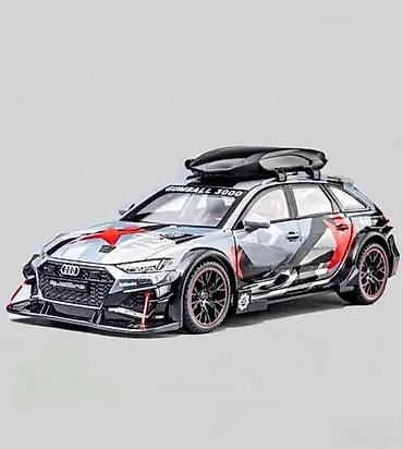 torbe o bag: Audi rs6 1:24 metalni auto sa svetlećim farovima. audi rs6 1:24 — 1