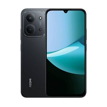 раскладные кнопочные телефоны: Redmi, Redmi 14C, Колдонулган, 128 ГБ, түсү - Кара, 2 SIM