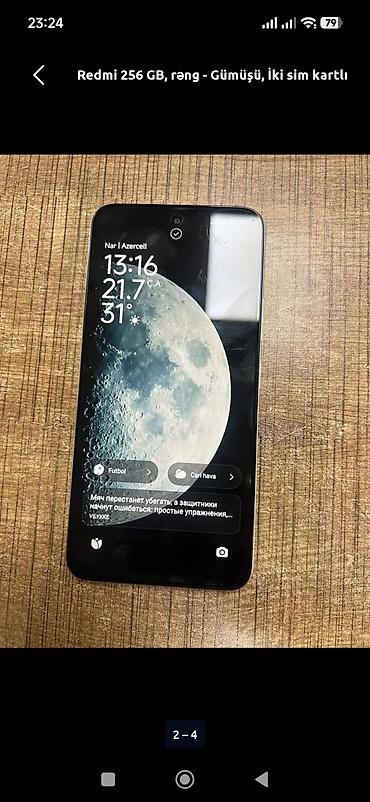 mini avto kondisioner: Redmi Note 14, 256 GB, rəng - Gümüşü, İki sim kartlı — 3