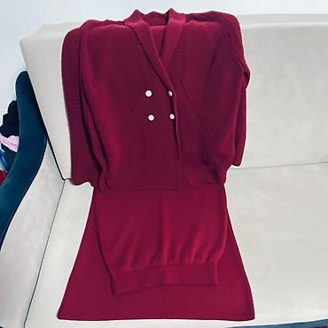 pull bear: Кардиган, Трикотаж, Длинная модель, Осень-весна, Оверсайз — 3