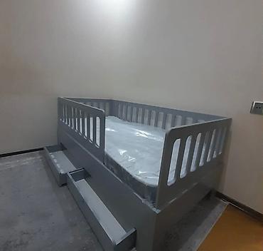 mebillər: Oğlan və qız üçün, İşlənmiş, Çarpayı, Bazasız, Matras ilə, Siyirməli — 2