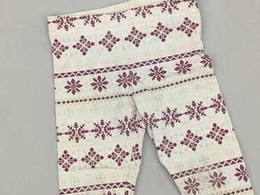 spodnie z eko skóry wysoki stan: Legginsy dziecięce, 3-4 lat, 104, stan - Dobry
