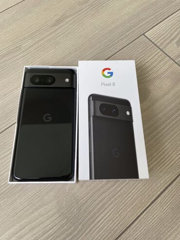 продажа красивых номеров телефона: Google Pixel 8, Б/у, 128 ГБ, цвет - Черный