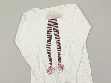biała bluzka dla dziewczynki 158: Bluzka, 14 lat, 158-164 cm, stan - Zadowalający